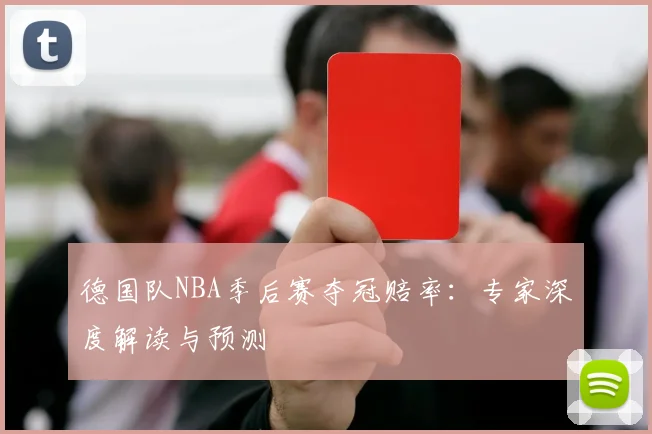 德国队NBA季后赛夺冠赔率：专家深度解读与预测
